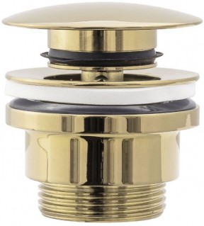 Донный клапан Rea универсальный золотой REA-A2360