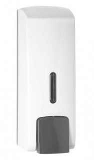 Дозатор для жидкого мыла Bemeta Hotel настенный 185x65 мм белый 121209144