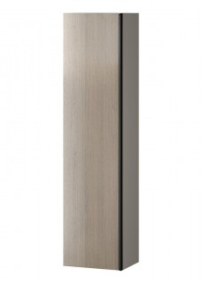 Пенал Cersanit Virgo серый с черной ручкой S522-035