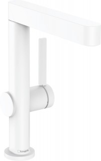 Смеситель для умывальника Hansgrohe Finoris 230 с поворотным носиком 2JET белый матовый 76060700
