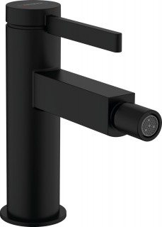 Смеситель для биде Hansgrohe Finoris с донным клапаном push-open черный матовый 76200670