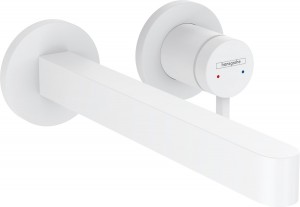 Смеситель для раковины Hansgrohe Finoris белый матовый 76050700