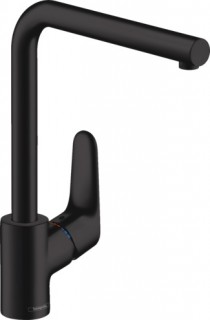 Смеситель Hansgrohe Focus для кухонной мойки 1-струйный матовый черный 31817670