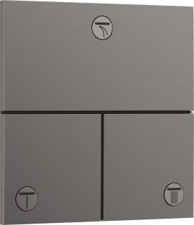 Переключатель потоков Hansgrohe ShowerSelect Comfort E 15573340 три потребителя черный матовый хром
