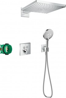 Душевая система скрытого монтажа Hansgrohe Raindance E 300 1jet с ShowerSelect Square 27952000