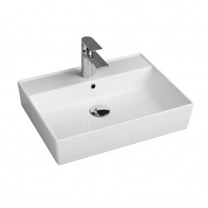 Умывальник подвесной Quarter Bath Cross Line 60x45 белый 70CL23060.00.1.3.01