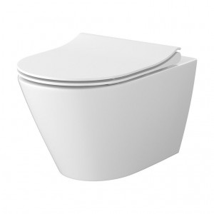 СЕТ C199 Подвесной унитаз Cersanit CITY PRO VORTEX овальный дюропластовое сиденье SLIM S701-883