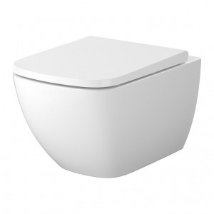 СЕТ C198 Подвесной унитаз Cersanit ZEN PRO VORTEX квадратный сиденье дюропласт SLIM S701-882