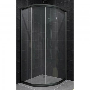 Душевая кабина Aquanil ALONZA BLACK стекло тонированное профиль черный 90x90x190 см