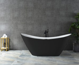 Ванна отдельностоящая Insana Amina Black WB 170 x 75 x 72 см А0058050