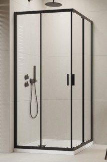 Душова кабіна Radaway Alienta Black D прямокутна 800х1000х1900 прозоре скло 10258010-54-01