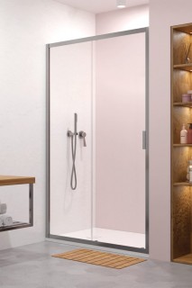 Душові двері Radaway Alienta Chrome DWJ 1100х1900 прозоре скло 10260110-01-01