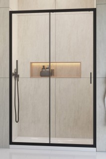 Душові двері Radaway Alienta Black DWJ 1300х1900 прозоре скло 10260130-54-01