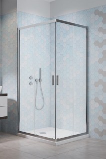 Душова кабіна Radaway Alienta Chrome C квадратна 800х800х1900 прозоре скло 10238080-01-01
