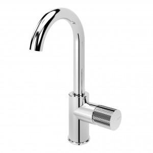 Смеситель для раковины поворотный излив Bruma Leaf 167 001 5CR Cromado