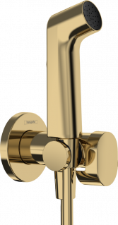 Гигиенический душ Hansgrohe Bidette 1jet S со шлангом и держателем 29232990 золото