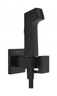 Гигиенический душ Hansgrohe Bidette 1jet E со шлангом и держателем 29233670 черный матовый