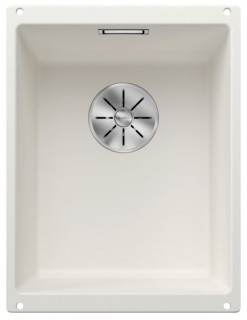Мойка Blanco SUBLINE 320-U white 523410 с отводной арматурой