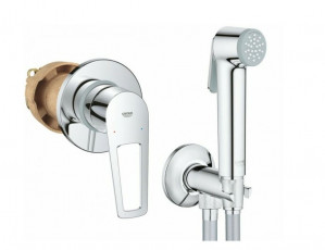 Гигиенический набор Grohe BauLoop New со смесителем и угловым вентилем UA2904200B