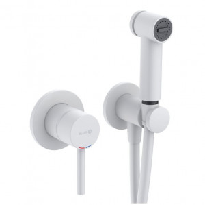 Гигиенический набор 4 в 1 Kludi Bozz белый матовый 389985376