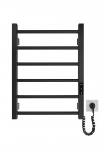 Електрична рушникосушарка Mario HF Leeds  570x430 чорний мат