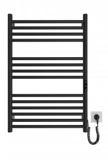 Електрична рушникосушарка Mario HF Greenwich 770х530 чорний мат