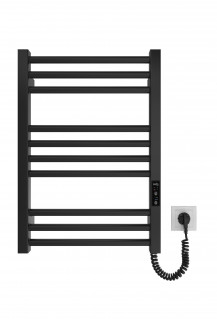 Електрична рушникосушарка Mario HF Derby 570х430 чорний мат