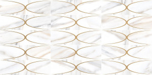 Плитка Opoczno LUNA GOLD STRUCTURE GLOSSY 29.7х60