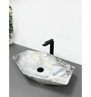 Умывальник VBI VENEZIA S GRANIT GLOSSY накладной VBI-012402