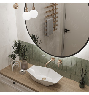 Умывальник VBI VENEZIA S WHITE накладной VBI-012401