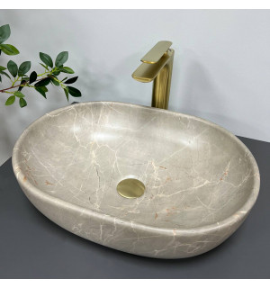 Умывальник VBI MODENA S BEIGE STONE MATT накладной VBI-012003