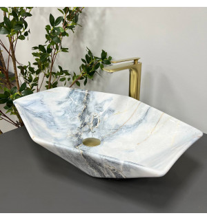 Умывальник VBI VENEZIA GRANIT GLOSSY накладной VBI-012404