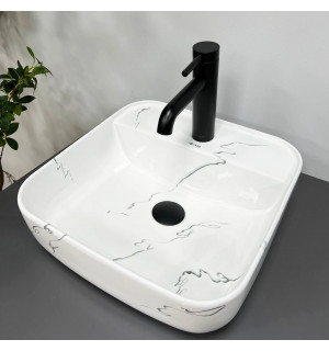 Умывальник VBI RAGUSA S MARMO GLOSSY накладной VBI-014502