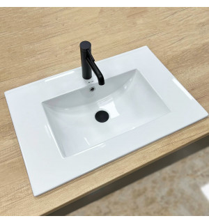 Умывальник VBI FERRARA 70 WHITE врезной VBI-018013