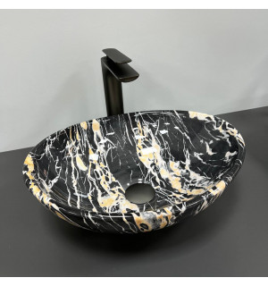 Умывальник VBI PARMA BLACK OPAL GLOSSY накладной VBI-011008