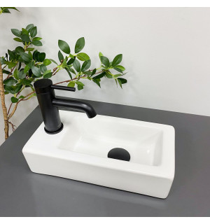 Умывальник VBI KOMO R WHITE накладной подвесной VBI-015601