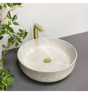 Умывальник VBI BARI GREY STONE MATT накладной VBI-011603