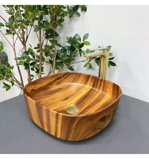 Умывальник VBI AREZZO WOOD MATT накладной VBI-013205