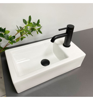 Умывальник VBI LECCE L WHITE накладной подвесной VBI-015604