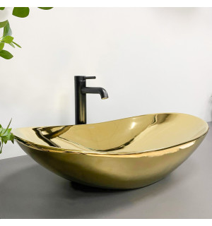 Умывальник VBI TURIN GOLD GLOSSY накладной VBI-011509