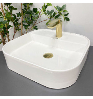 Умывальник VBI LESINA 2 WHITE накладной VBI-015301