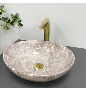 Умывальник VBI PARMA GREY STONE GLOSSY накладной VBI-011018