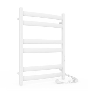 Электрический полотенцесушитель Laris Зебра Атлант ЧК6 500 х 700 Э подкл. справа R3