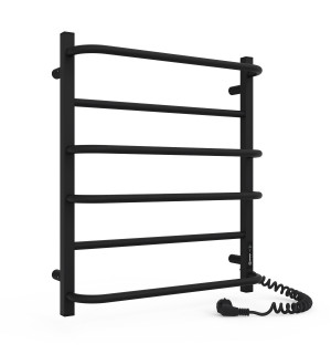 Электрический полотенцесушитель Laris Зебра Комфорт ЧКЧ6 500 х 600 Э (подкл. справа) R3