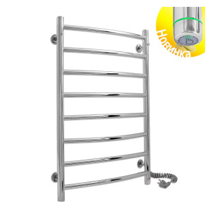 Электрический полотенцесушитель Laris Классик П8 500 х 800 Э сенсор S3 (подкл. справа)