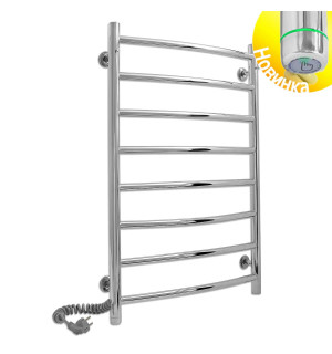 Электрический полотенцесушитель Laris Классик П8 500 х 800 Э сенсор S3 (подкл. слева)