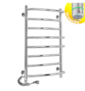 Электрический полотенцесушитель Laris Евромикс П8 500 х 800 Э сенсор S3 (подкл. слева)