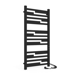 Электрический полотенцесушитель Laris Зебра Тетрис ЧК(Ч)12 500 х 1100 Э (подкл. справа)