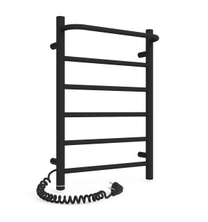 Электрический полотенцесушитель Laris Зебра Прайм ЧК (Ч) 6 400 х 600 Э (подкл. слева) S3