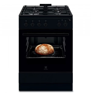 Плита газова Electrolux LKG604013K чорний